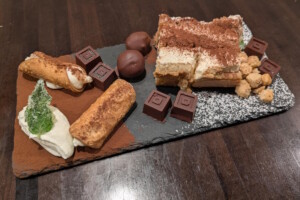 Chocolate dessert board